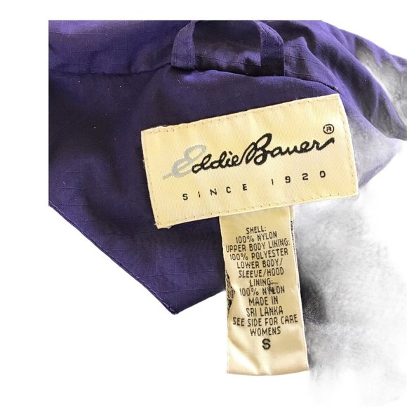 Eddie Bauer‎ Womans Purple Jacket Size Small With Hood - Picture 5 of 7